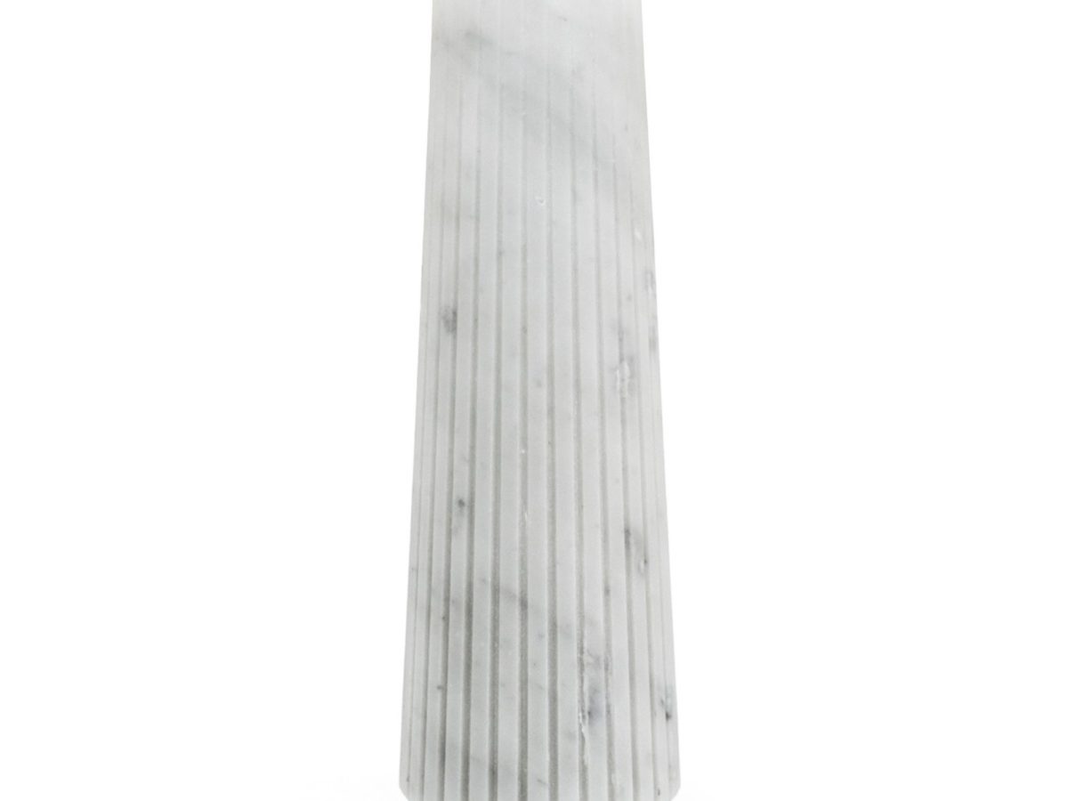 Vaso in Marmo Bianco H 58cm - CBAM