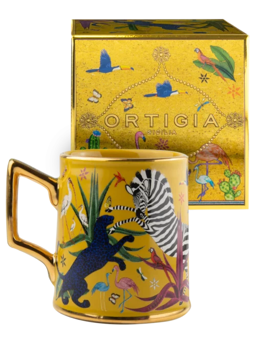 Ortigia Sicilia Tazza in ceramica Sahara - immagine 6